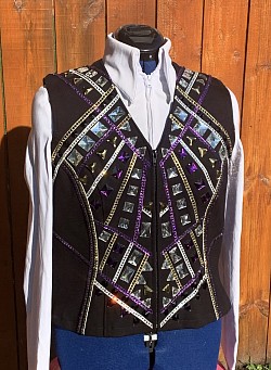 Black, Purple and Gold Vest